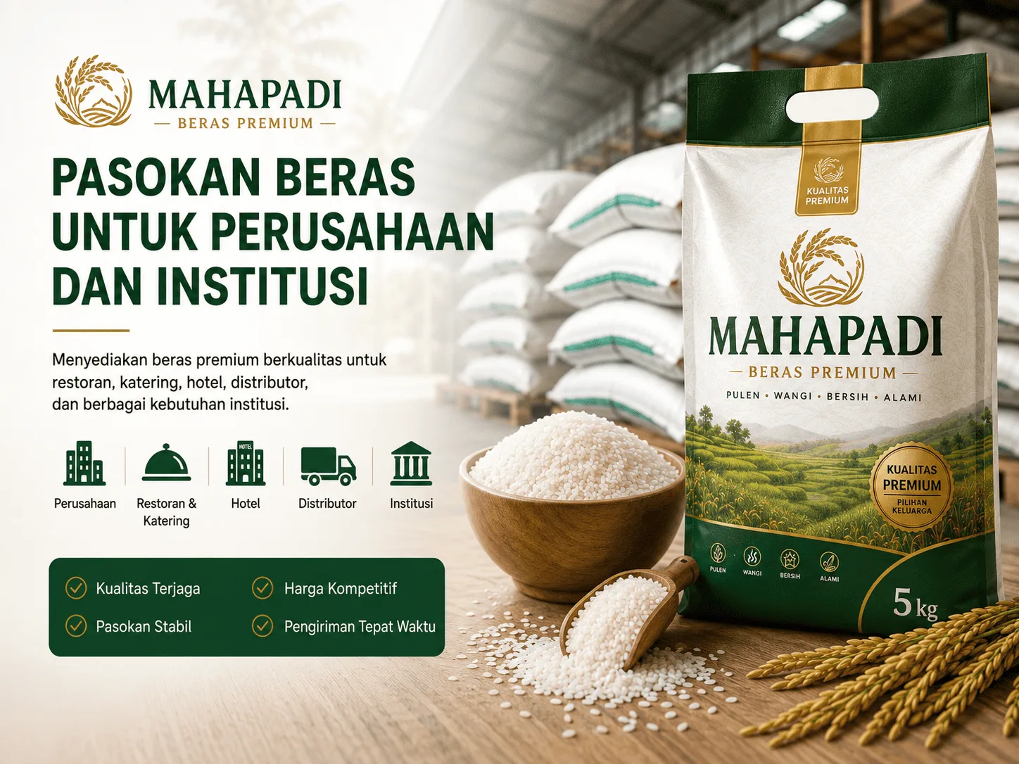 PT Safira Karya Mandiri Mengembangkan Pasokan Beras untuk Perusahaan dan Institusi