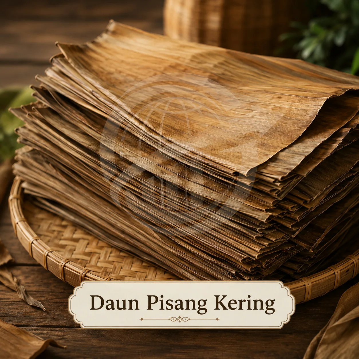 Daun Pisang Kering