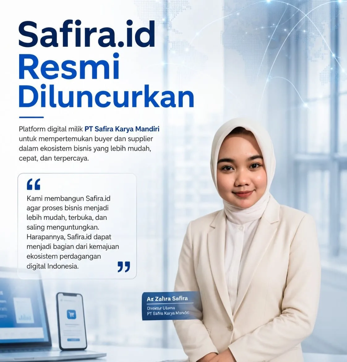 Safira.id Resmi Diluncurkan, PT Safira Karya Mandiri Perkuat Ekosistem Digital Perdagangan B2B